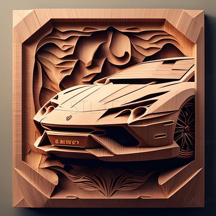 3D model Lamborghini Islero (STL)